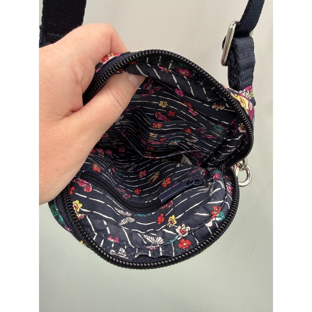 Vera Bradley Crossbody Bag Womens Small Multi-Color Floral Quilted Adjustable - Picture 10 of 14